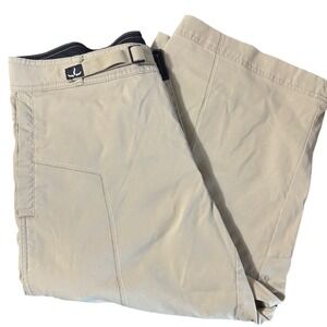 Prana Men's Stretch Zion Hiking Shorts Tan Size Medium
